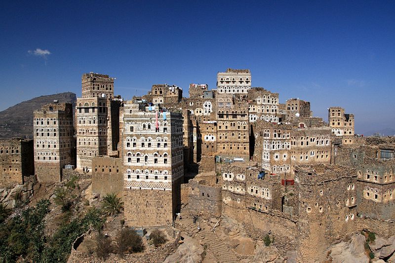 Datei:Hajarah, Haraz Mountains, Yemen (4325367234).jpg