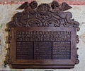 Hanstorf Kirche Gedenktafel 1914-1918