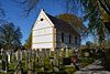 Witte Kerk, hervormde kerk op kerkhof met klokkenstoel