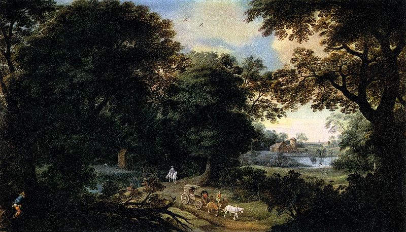 File:Hendrik van der Borcht (I) - Forest Landscape - WGA02451.jpg