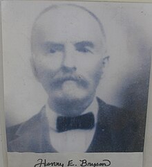 Henry Bryson, the first resident of Bryson Henry Bryson, first resident of Bryson, Tx.jpg