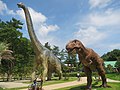 東公園の恐竜モニュメント(愛知県岡崎市)