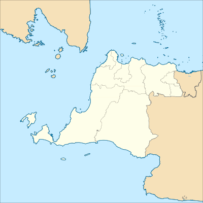 Location map Indonesia Banten