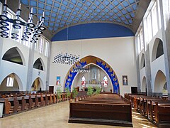 Interior of the church