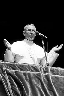 Pope John Paul I Head of the Catholic Church from August to September 1978