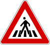 panneaux de signalisation italiens - crossing.svg dangereux