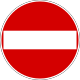 Italian traffic signs - senso vietato.svg