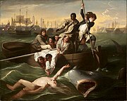 ワトソンと鮫（1778年、ジョン・シングルトン・コープリー）