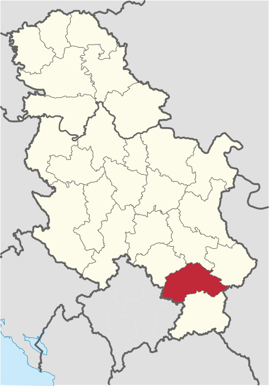 Kaart van Jablanica