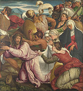 Calvario, 1540 circa, olio su tela, 145 × 133 cm, National Gallery, Londra.