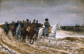 Campagne de France 1814 by Ernest Meissonier (1864) Musée d'Orsay