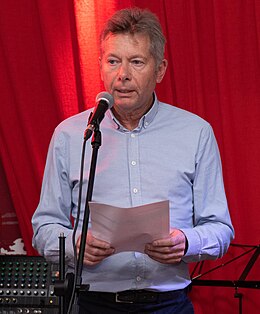 Jens Fink-Jensen dans le Ideogramma International Literature Festival, Nicosia, Cypern, 27 Novembre 2019.