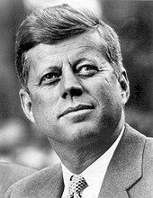 U.S. President John F. Kennedy said that "no news picture in history has generated so much emotion around the world as that one." John F. Kennedy, White House photo portrait, looking up.jpg