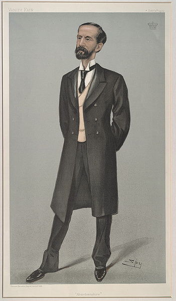 Aberdeen caricatured by Spy for Vanity Fair, 1902