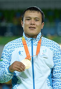 Judo at the 2016 Summer Paralympics – Men's 66 kg. Utkirjon Nigmatov.jpg