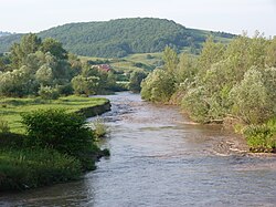 A Nagy-Küküllő Székelykeresztúr mellett