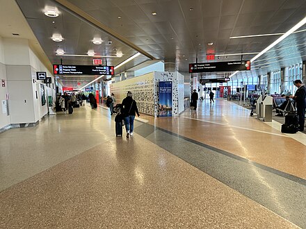 Logan Airport's Terminal B.
