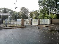 Main gate of the former Hinrich-Wilhelm-Kopf barracks