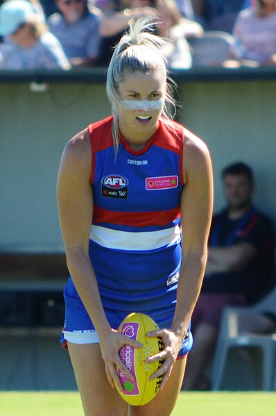 Brennan with the Western Bulldogs in February 2018