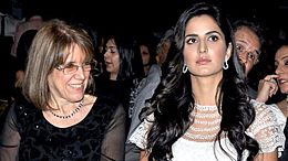 Kaif with her mother at the People's Choice Awards India, 2012 Katrina Kaif with her mother.jpg
