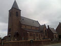 Die Kirche von Ottergem, Seitenansicht