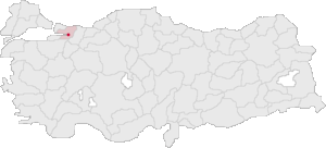 Kocaeli Turkey Provinces locator.gif