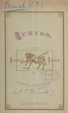 Kumyss, in the intestinal disorders of infants and young children
