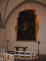 The cathedral old altarpiece, by Georg Engelhard Schröder, now in the north sidechapell.