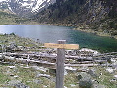 Le lac de Suyen (avril 2010).