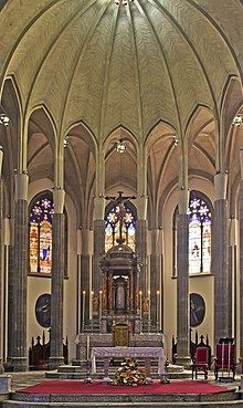 Altarraum der Kathedrale Nuestra Señora de los Remedios nach der Renovierung 2014