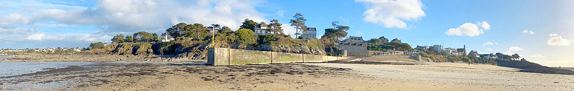 La plage de l’Islet à Lancieux dans les Côtes d’Armor.