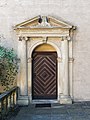 Door of castle chapel