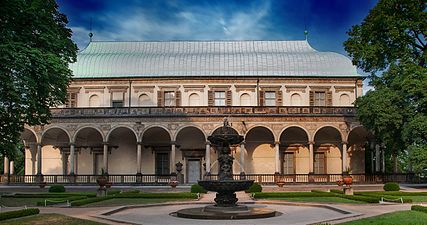 Real Palácio de Verão no Jardim Real do Castelo de Praga, construído em 1538-63