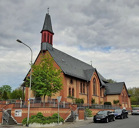 Liebfrauenkirche Langen (Hessen) Suedwestansicht