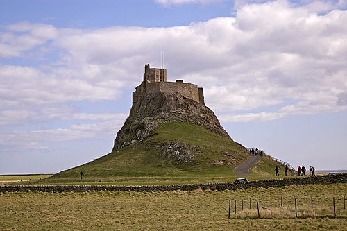 Lindisfarne Castle was a filming location.