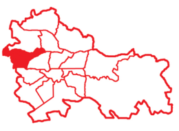 Distretto di Dravlje – Mappa