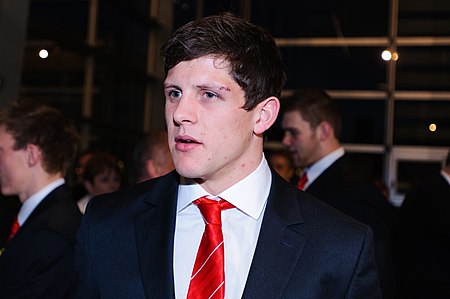 Lloyd Williams. Wales Grand Slam Celebration, Senedd 19 March 2012.jpg