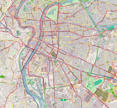 Mapa de localización de Lyon