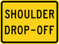 W8-17P Shoulder drop-off (plaque)