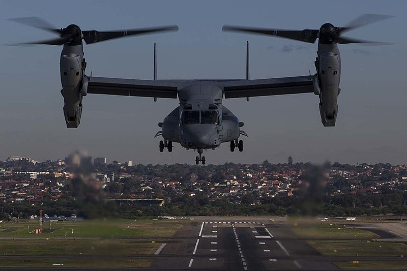 File:MV-22B Osprey flies over Sydney Harbour 16.jpg