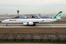Mahan Airlines, EP-MMQ, Airbus A340-642 (40670990013).jpg