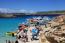 Touristification of the Blue Lagoon Malta - Ghajnsielem - Comino - Blue Lagoon Harbour 03 ies.jpg