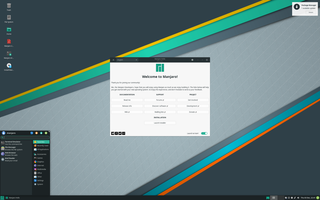 Manjaro Linux distribution based on Arch Linux with rolling releases