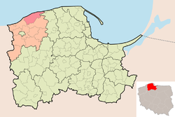 Location of Gmina Smołdzino