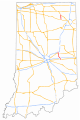 Map of Indiana State Road 109. Created using Inkscape and Quantum GIS.