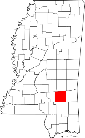 Localisation de Comté de Jones(Jones County)
