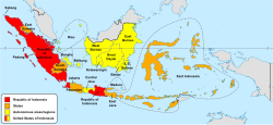 The United States of Indonesia Map of the United States of Indonesia.svg