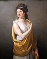Ritratto di donna secondo la moda neoclassica