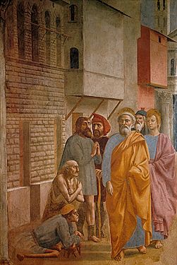 Masaccio. St. Peter Healing the Sick with His Shadow.jpg