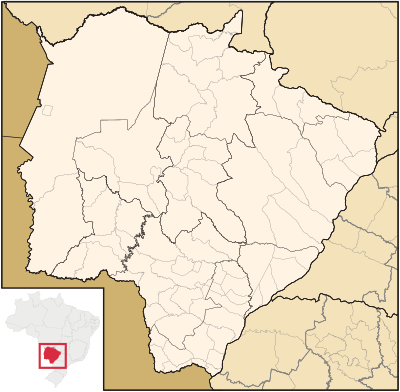 Mapa de localização/Mato Grosso do Sul